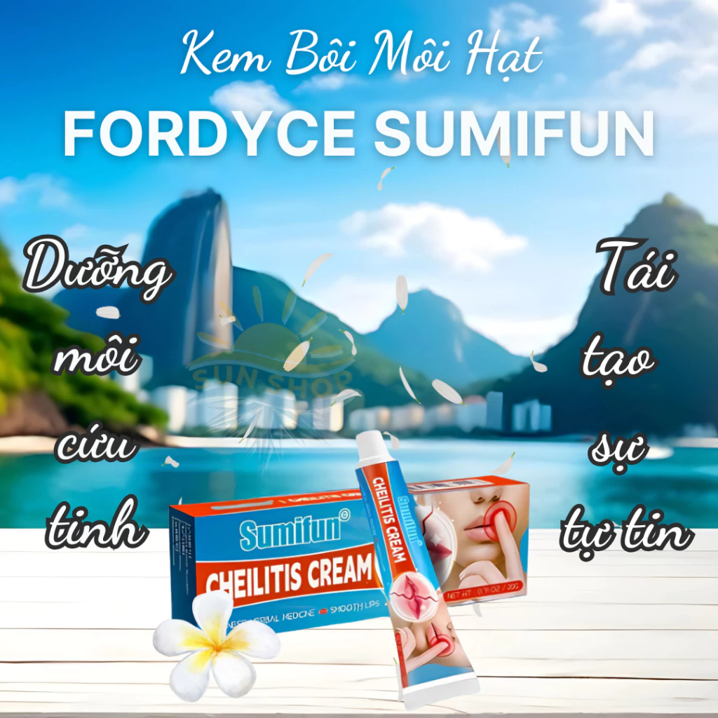 Kem Bong Mụn Môi FORDYCE SUMIFUN 20gr, Khử Thâm Môi, Dưỡng Ẩm Môi, Kem Chống Nứt Nẻ Môi, Môi Mềm Mịn Hồng Mướt 1 Kem Bong Mụn Môi FORDYCE SUMIFUN 20gr, Khử Thâm Môi, Dưỡng Ẩm Môi, Kem Chống Nứt Nẻ Môi, Môi Mềm Mịn Hồng Mướt - Ảnh 2