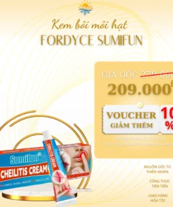 Kem Bong Mụn Môi FORDYCE SUMIFUN 20gr, Khử Thâm Môi, Dưỡng Ẩm Môi, Kem Chống Nứt Nẻ Môi, Môi Mềm Mịn Hồng Mướt 11 kemboihat1