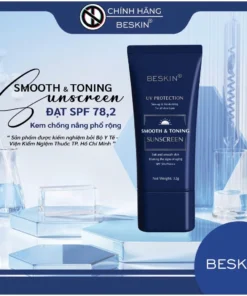 KEM CHỐNG NẮNG PHỔ RỘNG "SMOOTH & TONING SUNSCREEN" SPF 50+ PA+++ - Dung tích: 32g - Thương Hiệu: Beskin