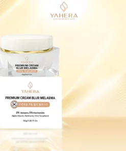 Alternative view of Kem mờ nám tàn nhang YAHERA Premium Cream Blur Melasma mờ nám tàn nhang chống lão hoá dưỡng ẩm 30g