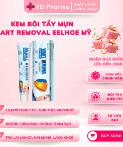 Kem Bôi Thảo Mộc Rụng Mụn Thịt, Mụn Cóc, Tẩy Mụn Ruồi, K0 Thâm, K0 Sẹo, Mềm Da WART REMOVAL OINTMENT EELHOE