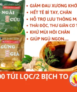 Alternative view of Ngâm Chân Thảo Dược An Dược Tâm ,Thảo Dược VIỆT NAM. Mỗi Bịch 100 Túi Lọc