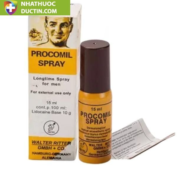 Procomil Spray Chai Xịt Hỗ Trợ Kéo Dài Thời Gian 3 Procomil Spray Chai Xịt Hỗ Trợ Kéo Dài Thời Gian - Ảnh 3