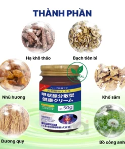 Alternative view of Kem Thảo Mộc Xóa Tan U Tuyến Giáp SENJOKO Nhật Bản 50g – Dưỡng Da Vùng Cổ, Làm Dịu Da, Chăm Sóc Cổ Khỏe Mạnh