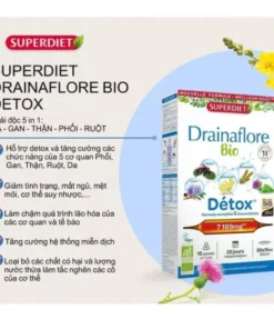 Alternative view of THẢI ĐỘC CƠ THỂ BIO 5 TRONG 1 - SUPERDIET DRAINAFLORE BIO DÉTOX thanh lọc cơ thể da đẹp dáng thon