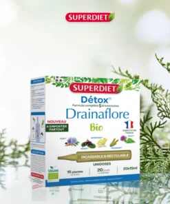 Thải Độc Thanh Lọc Cơ Thể Superdiet Drainaflore Detox & Collagen [Hộp 20x15ml]