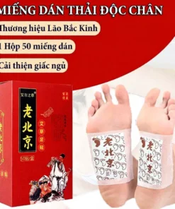 Miếng Dán Thải Độc Bàn Chân Đông Y Bắc Kinh Giúp Ngủ Ngon, Cải Thiện Giấc Ngủ