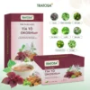 Trà tía tô okoshi plus Hưng Yên TRATOSA 8 vị thảo dược 33 túi lọc tốt cho xương khớp, gút, an toàn và lành tính